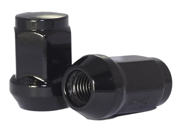 371173BLK – REVOLUTION Lug Nut, 14 Millimeter x 2 Thread Size 60 Degree Conical Bulge Acorn 1.38 Inch Overall Length ...